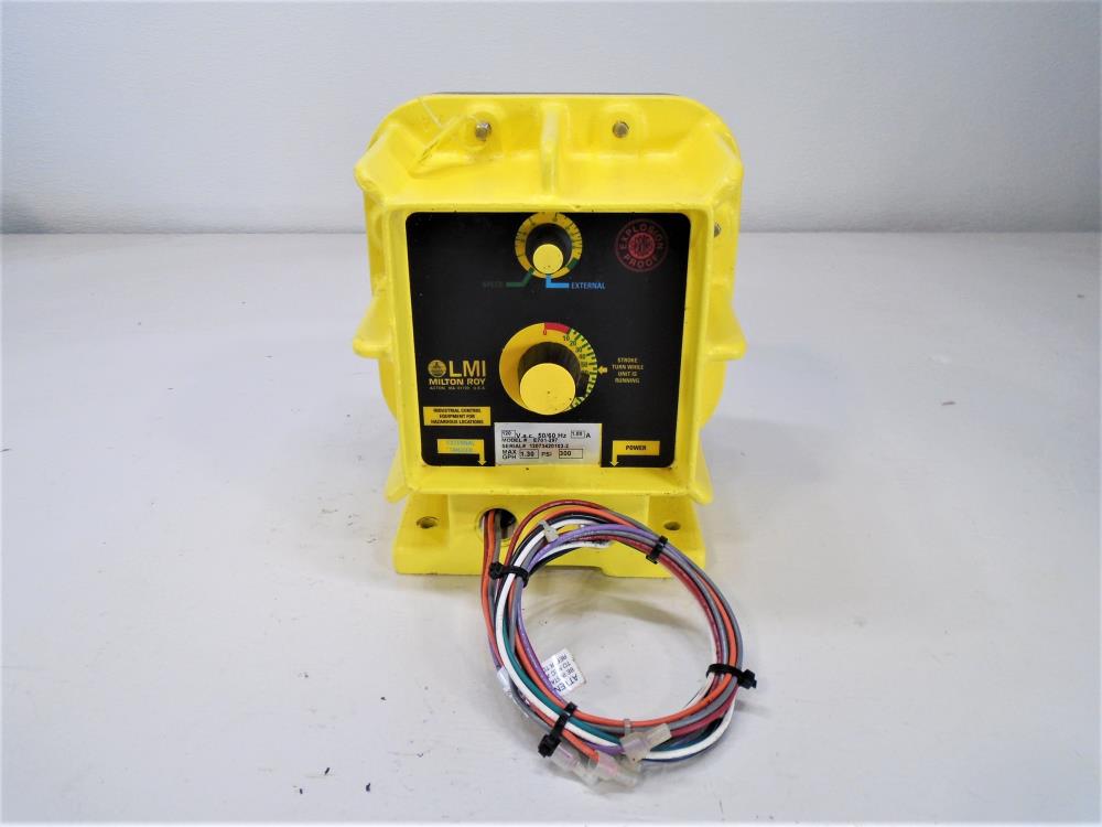 Milton Roy Metering Pump E701-297, E-751 Linear Actuator, 1.30 GPH, 300 PSI